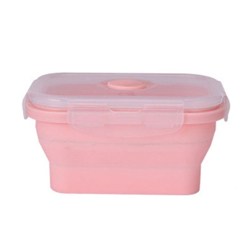 Эффективные силиконовые ланч-боксы, можно мыть в посудомоечной машине, маленькие контейнеры для хранения, идеально подходят для кемпинга