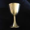 Ritual Cup Altar Goblet Wicca Gold Plating Brass Ceremony Moon Divination Astrological Tool Board Game Witchcraft Prop Supplies