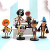 Piece One 6pcsset Figures Monkey D Luffy Zoro Chopper Miniatures Pvc Gift Toys