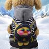 Four-legged Button Dog and Cat Clothing, Pet Supplies, Autumn and Winter Fleece Hoodie