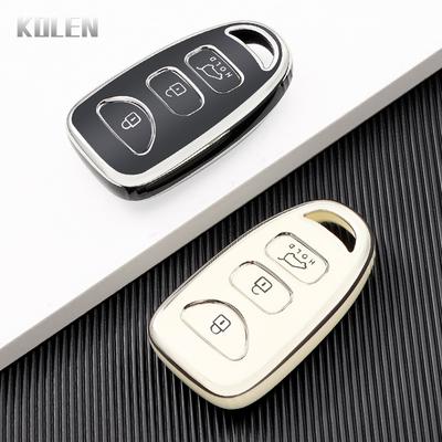 Чехол-накладка из ТПУ для ключа автомобиля для Hyundai KIA Elantra Sonata Accent Tucson Sonata Santa FE Carens Аксессуары для защиты ключа