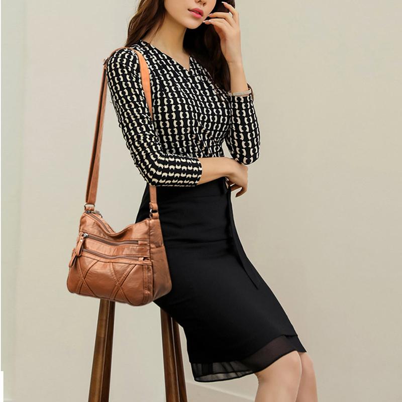 Модные сумки-мессенджеры через плечо для женщин 2024 года, новые кошельки и сумки из мягкой кожи, повседневная маленькая сумка-тоут