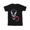 Girls Venom Face Cotton T-Shirt