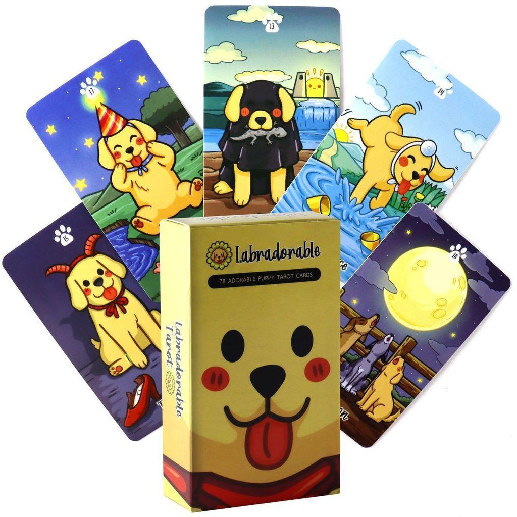 Labradorable Tarot Собачий Карточный Игровой Набор Для Игр В Помещении И Когнитивных Тренировок Для Подростков
