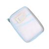 A4 Stationery Storage Bag Double-layer Mesh Zipper Bag Large Capacity Organizer Folders School Office Supplies Stationary Bag