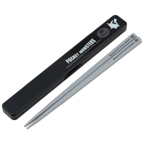 Skater 21cm Chopsticks and Chopstick Case Set, Antibacterial, Pok?mon Design, for Adults and Men, ABC45AG-A