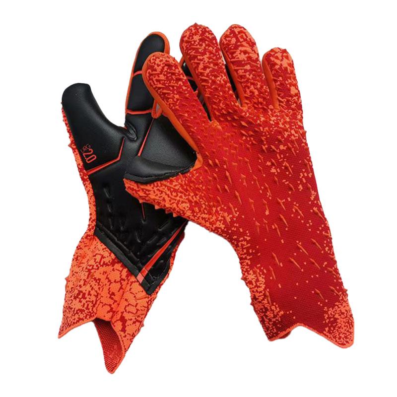 1 Pair Professional Football Goalkeeper Gloves Latex Non-slip Wear-resistant Breathable Gloves For