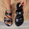 Chic Braided Womens Slide Sandals Open Toe Sandals Anti-Slip Sole Women Beach  Casual Slippers and Flip-flop