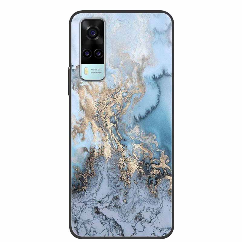 Чехол для vivo Y31 2021 Ударопрочный Мягкий силикон ТПУ Задняя крышка Для Vivo Y53S 4G Y31 2021 Y 31 Чехол V2036 Чехол для телефона Милый мультяшный