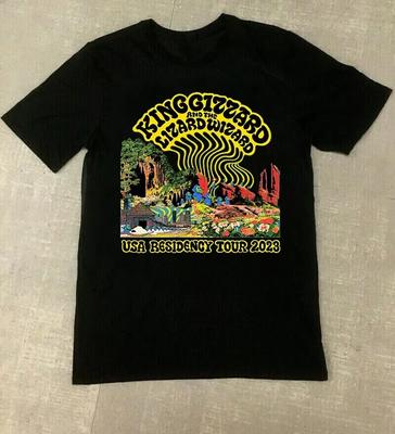 Футболка King Gizzard and the Lizard Wizard Тур 2023 Все Размеры от S до 5XL MC407 Унисекс Футболка