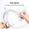 USB Rechargeable Portable Neck Fan 5-Speed Mini Air Cooler with Digital Display Foldable Hands Free Design