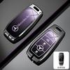 SFX1  Car Alloy Key Case Key Bag Shell For Mercedes Benz 2022 C S Class W206 W223 S350 C260 C300 S400 S450 S500 Key Shell Protector