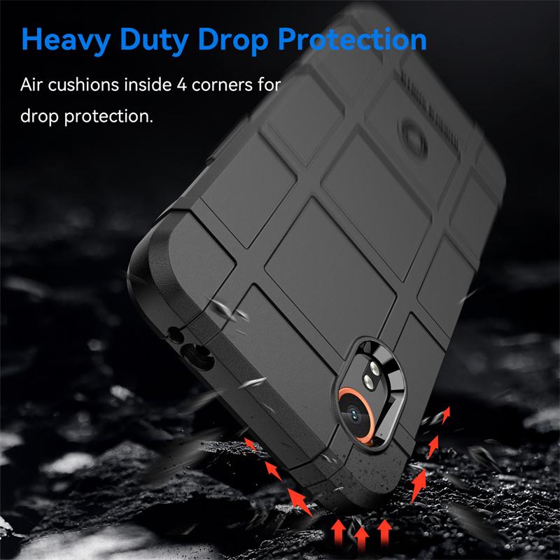 Ударопрочный Прочный Щит Матовый ТПУ Чехол для Samsung Xcover 7 6 Pro Защитный Чехол Fundas Coque Capa