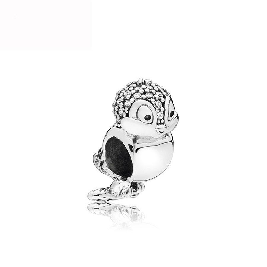 New Sparkling Bird Snake Pear Charm Bead For Girl Fit Original Fashion Bracelet Diy Jewelry Gift For Women