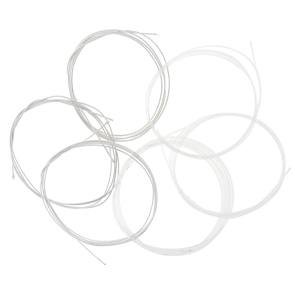 6pcs/set Classical Guitar Strings 028-043 Inch Steel Core Silver-Plated Copper Alloy