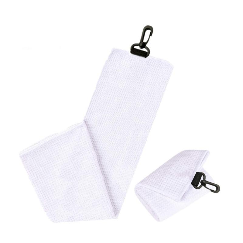 Golf Towel Microfibers Golf Ball Towel with Buckle Clip Golf Towels for Golf Bag Golf Course Exercise Gym