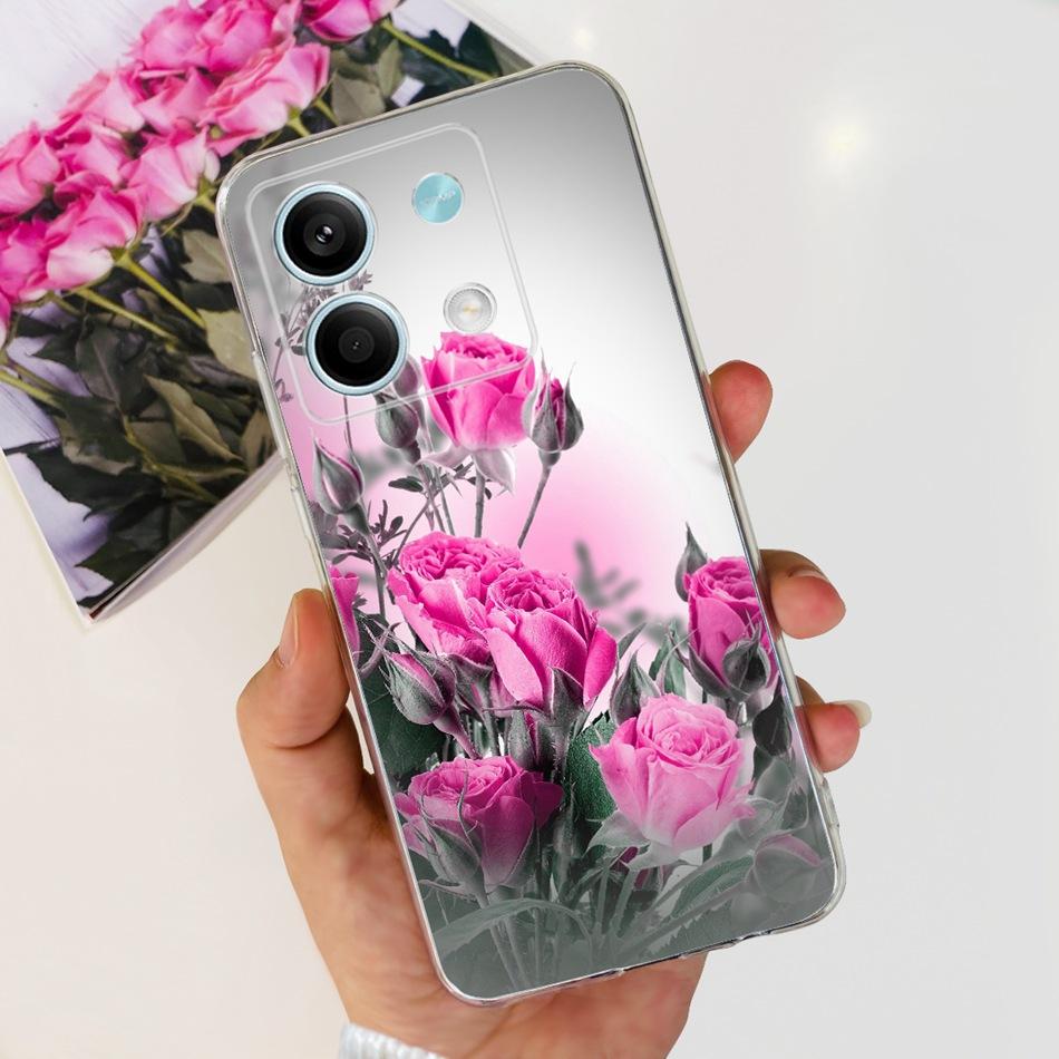 For Xiaomi Redmi Note 13 4G Case Redmi Note 13 Pro 4G Global Cute Soft Silicone TPU Slim Cover For Redmi Note13 13Pro 4G