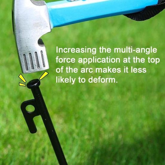 1/4/6 шт. 20/25/30/40 см стальной колышек для палатки сверхпрочный для улицы, пешего туризма, кемпинга, палатки, тента, навеса, ветрозащитный, грунтовый штырь, гвоздь, металлический колышек для палатки