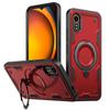 Чехол для Samsung Galaxy Xcover 7 Бронированный Противоударный Вращающийся на 360° Магнитный Металлический Держатель-Подставка TPU Рамка Жесткий Пластиковый Чехол для Телефона