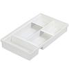 Richell TOTONO Kitchen Storage Tray, Drawer-Compatible Cutlery Stand R, Wide, White, Made In Japan, Dishwasher Safe, Connectable, Easy To Use, Conveni