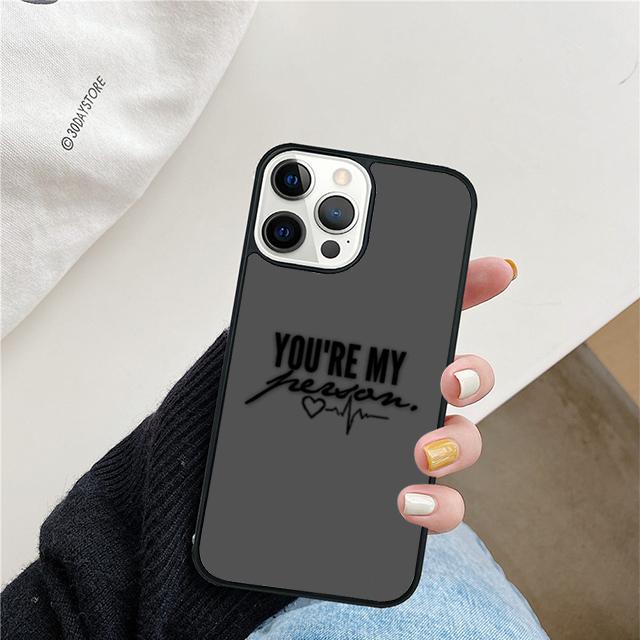 Чехол для телефона Grey's Anatomy "Ты мой человек" для iPhone 17 Air 15 16e Чехол 11 13 14 Pro Max 12 Plus Max Fundas