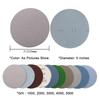 1/2/3/4/5/6 Inch Hook And Loop Sandpaper 25 Pcs Assorted 1000 /2000 /3000 /4000/ 5000 Grit Sanding Paper Round For Polishing