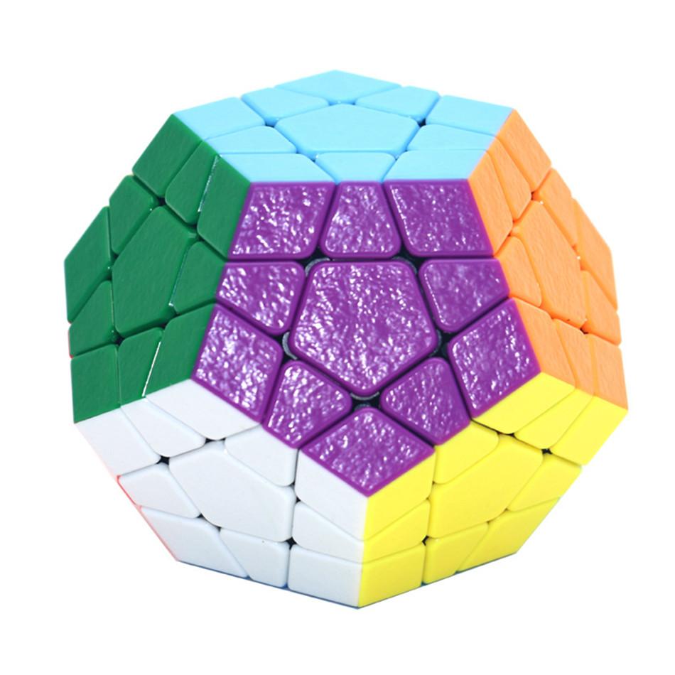 Shengshou 3x3 Megaminxeds Cube Наклейка 3x3x3 Gem Magic Cube Матовый 3 слоя Скорость Профессиональные игрушки-головоломки Megaminx