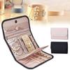 Foldable Jewellery Storage Bag with Zipper Jewelry Case  for Rings/Necklace/Earrings