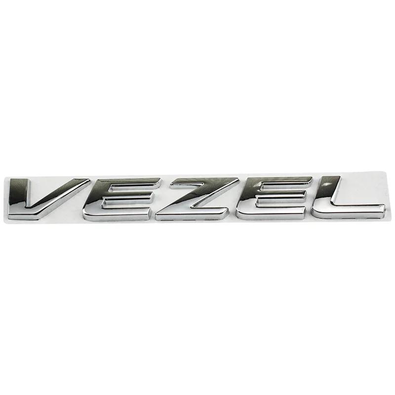 MPC4 Metal 3D Car Sticker Body Side Badge Styling for Honda Vezel Logo 2023 2019 2021 2020 Auto Rear Trunk Emblem Decals Accessories