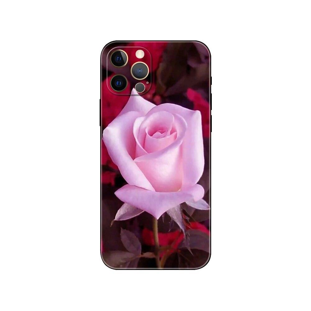 Чехол для телефона с розой для iPhone Samsung Galaxy Redmi Xiaomi Oppo OnePlus Note SA 7 8 9 10 11 12 13 14 20 21 22 23 53 54 Pro Max Plus Ultra TPU Soft