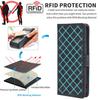 (Purple) For Doro 8100 8200 Case Wallet RFID Blocking PU Leather Phone Cover Stand with Strap