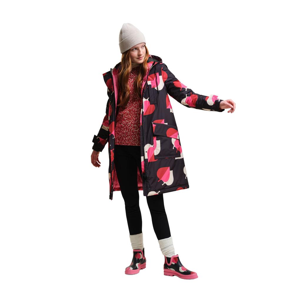 Regatta Womens/Ladies Orla Kiely Leaf Longline Waterproof Jacket