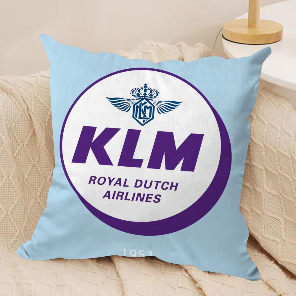 Netherlands kKlm RRoyal Cushion Cover Short plush Doublesided Print Square Throw Pillow Covers Sofa Home Cushion Decor