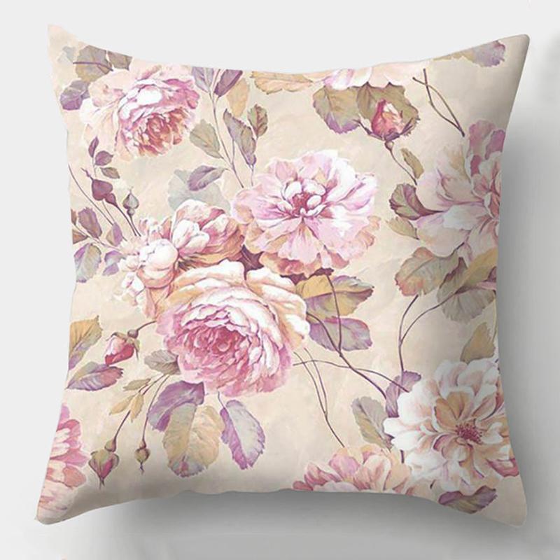 Модная цветочная наволочка, декоративная подушка, диванная подушка, украшение для гостиной, чехол