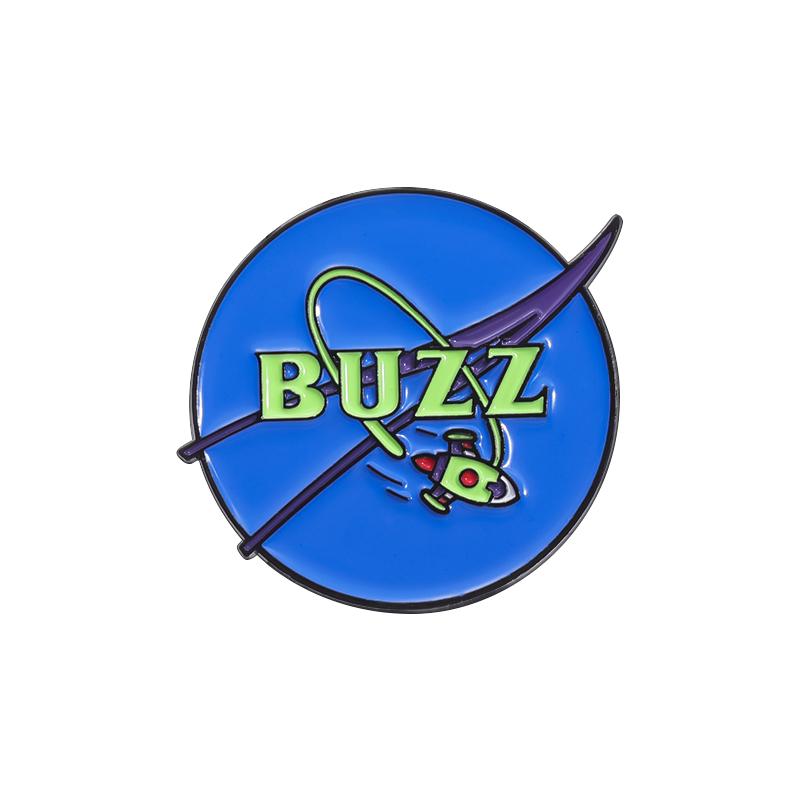 Эмалированные значки Космонавт Космос На заказ РАМЕН ПИЦЦА Еда Исследование Космоса Броши Значки на лацкан Панк-украшения Подарок для друзей