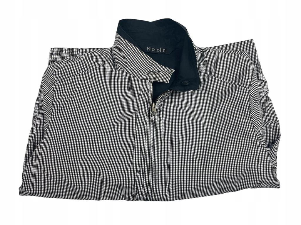 Reversible Black and Gray Men's Jacket NICCOLINI M - Used