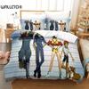 Fashion 3D Printed Game Cowboy Bebop Bedding Set Cartoon Anime Three-piece Set Adult Kid Bedroom Duvet Cover Sets Home Textiles