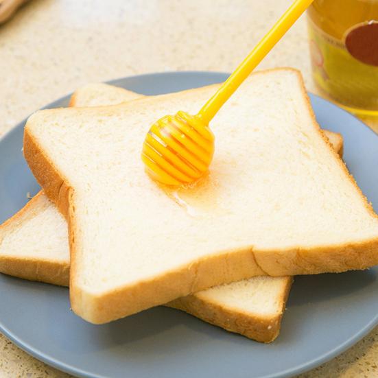 2 шт., пластиковый ковш для смешивания меда, гладкая палочка для медовых сот, ложка с канавками