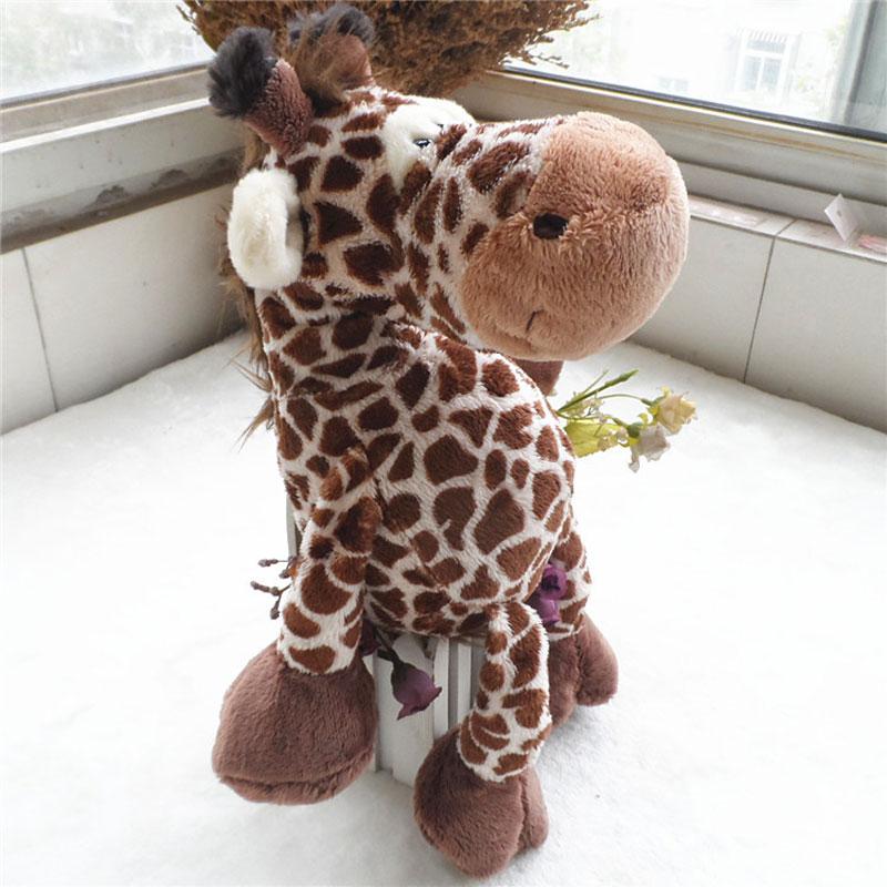 25/35cm Forest Animals Stuffed Plush Cute Giraffe Elephant Monkey Lion Tiger Plush Animal Toys Christmas Gifts Plush Toy