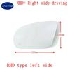 Car Led warning blind spot heated mirror glass for Mercedes-Benz C E S GLC Class W205 W222 W217 W213 W238 2015- LHD RHD