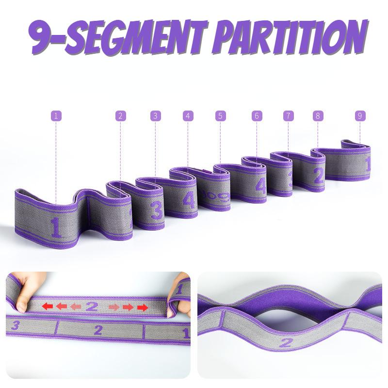 Многосекционные эластичные эспандеры для йоги для взрослых и детей, танцевальные тренировки, тренажерный зал, домашний пилатес, ремень для упражнений, ремень для фитнеса, спорта