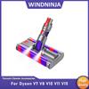 Мягкая бархатная напольная щетка-валик для пылесосов Dyson V7 V8 V11 V11 V11, аксессуары, электрическая насадка-щетка с LED-подсветкой