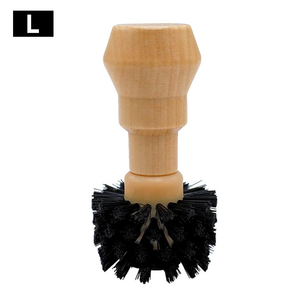 Переносная щетка для чистки темперов для кофе, профессиональная щетка для чистки кофе эспрессо для бариста с деревянной ручкой, кухонные принадлежности