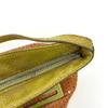 FENDI punching mini bag Shoulder Bag Orange/Green