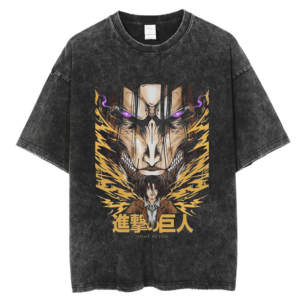 Футболка с принтом аниме «Атака титанов» в стиле Харадзюку для мужчин и женщин Levi Ackerman, удобная повседневная свободная футболка, мужская хлопковая футболка