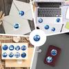 50PCS Indecent Blue Bean Alien Stickers Cartoon Big Face Laptop Cell Phone Luggage Decoration Waterproof Stickers