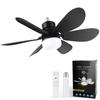 Modern ceiling led light fan 52CM 42CM silent with remote control ceiling fan lamp for room office study kitchen