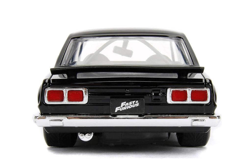 JADATOYS Fast Furious Diecast Car NISSAN SKYLINE 2000 Mini Car Black 124 & BRIAN'S GT-R