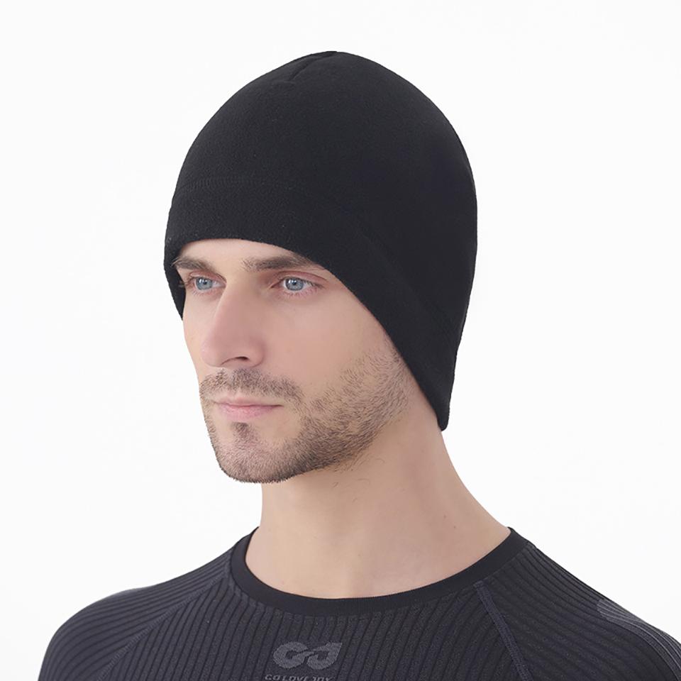 1Pcs Fleece Winter Cap Windproof Warm Ear Protection Unisex for Outdoor Sports Cycling Running Hiking Men Women
