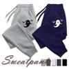 New Cute Cartoon Printed Women Sweatpants Cotton Long Pants High Waist Casual Drawstring Trousers Womens Sports Fitness Jogging Sweat Pants